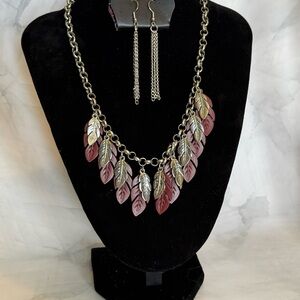 Feather necklace